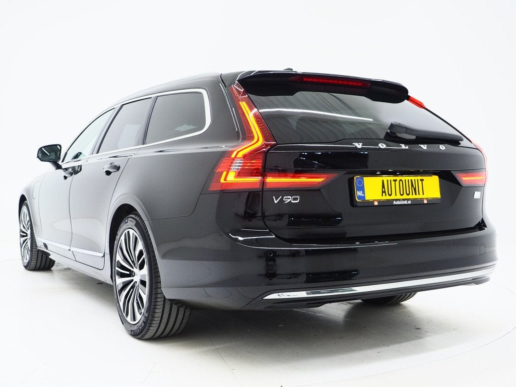 Volvo V90 2.0 T6 Plug-in hybrid AWD Long Range | Leder | Pil, Automaat, Zwart, 4 cilinders, 1969 cc