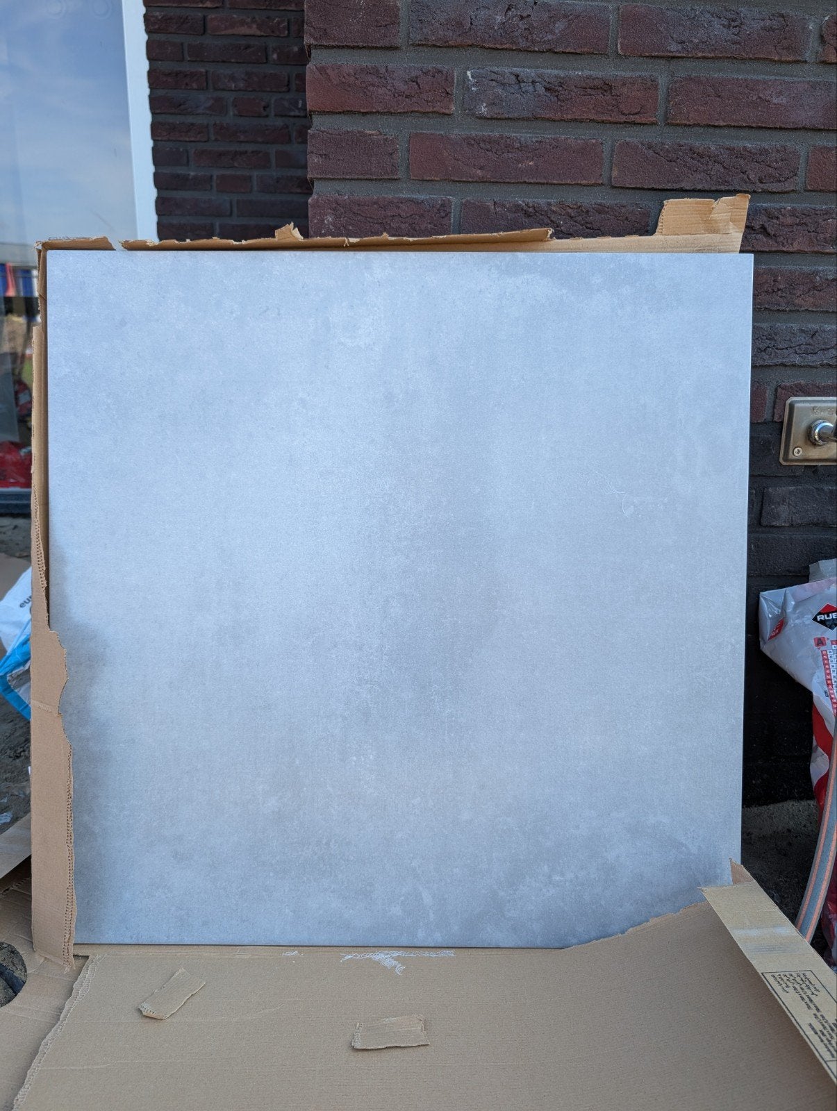Bestile Vloertegels 75x75cm - Grijs Keramiek, Ophalen, 60 cm of meer, Nieuw, Vloertegels