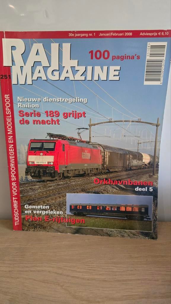 Rail Magazine 251 - Januari/Februari 2008, Ophalen of Verzenden, Overige typen
