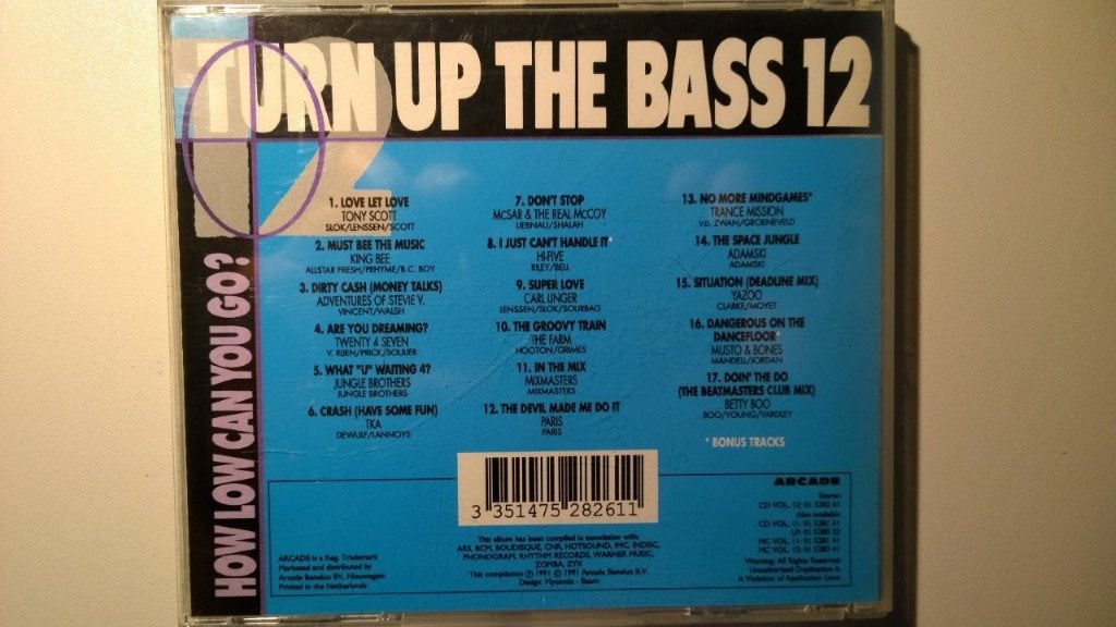 Turn Up The Bass Volume 12, Ophalen of Verzenden, Zo goed als nieuw, Dance