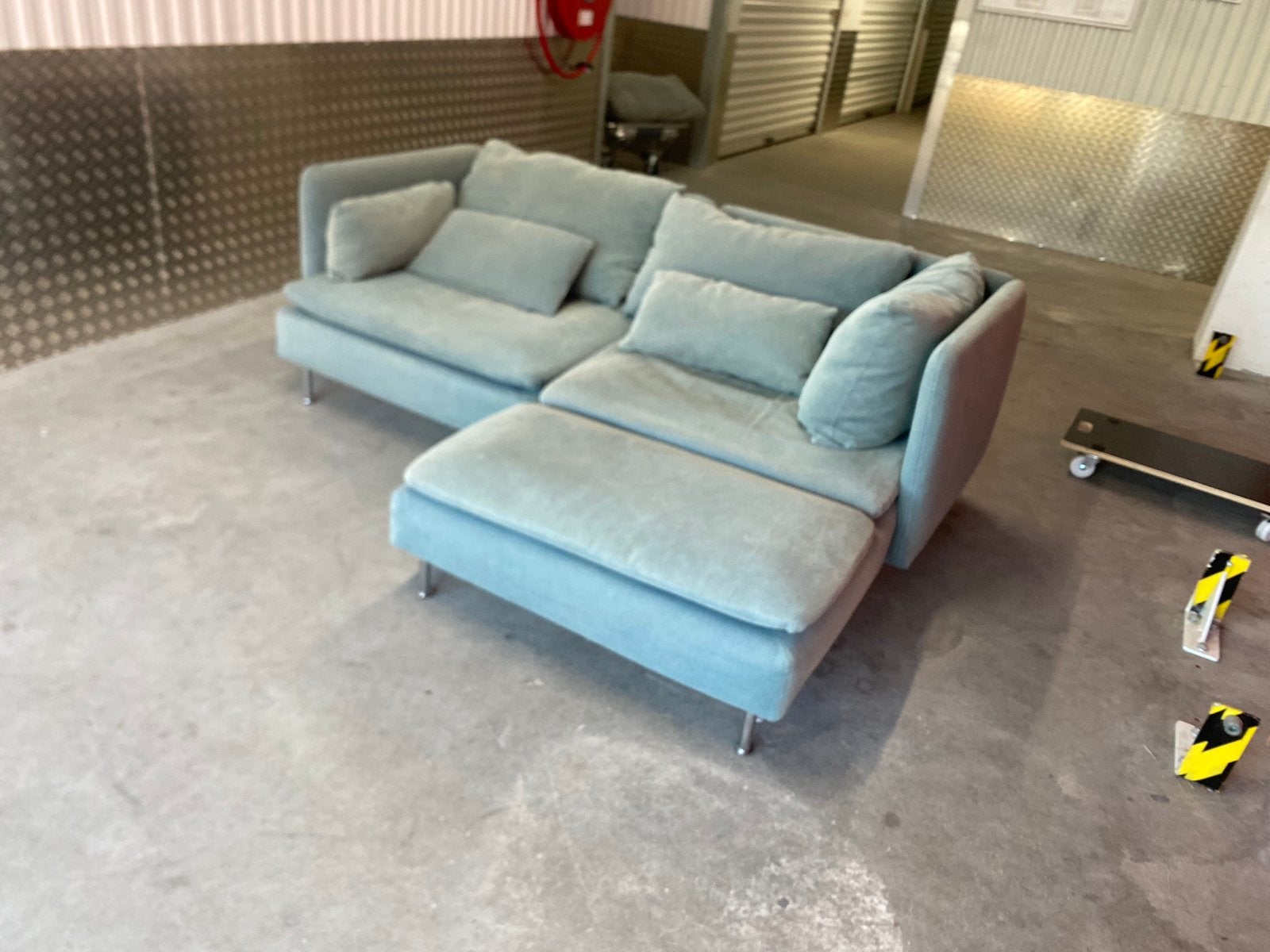 IKEA SÖDERHAMN BANK - gratis levering-, Huis en Inrichting, Ophalen of Verzenden, Zo goed als nieuw, Vierpersoons of meer