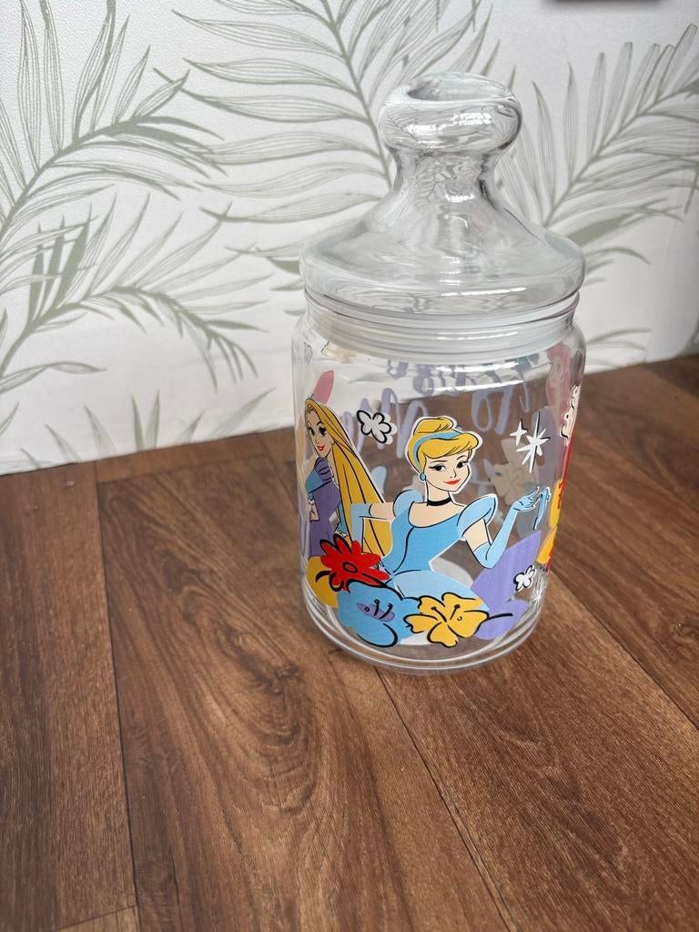 Disney Princess Glazen Pot, Ophalen of Verzenden, Assepoester of Belle, Nieuw, Servies