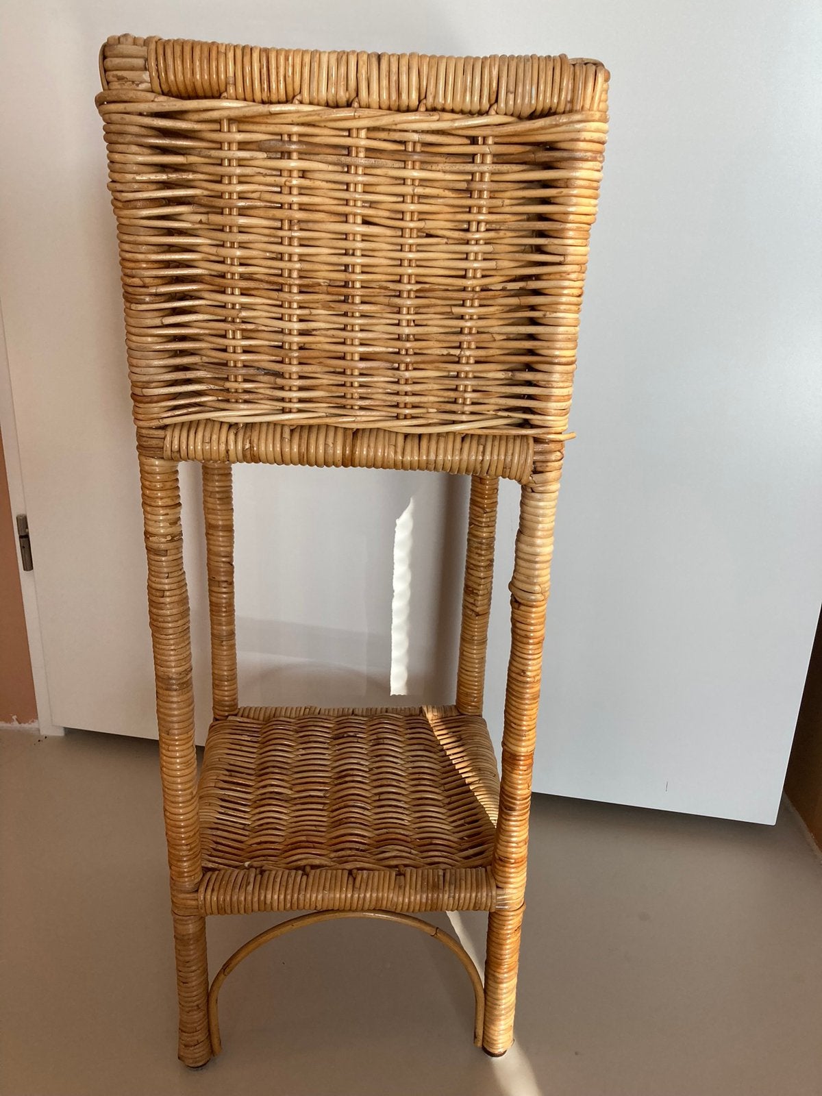 Rotan plantenzuil ophalen zsm bloempot, Ophalen, Rond, Overige materialen, Minder dan 25 cm