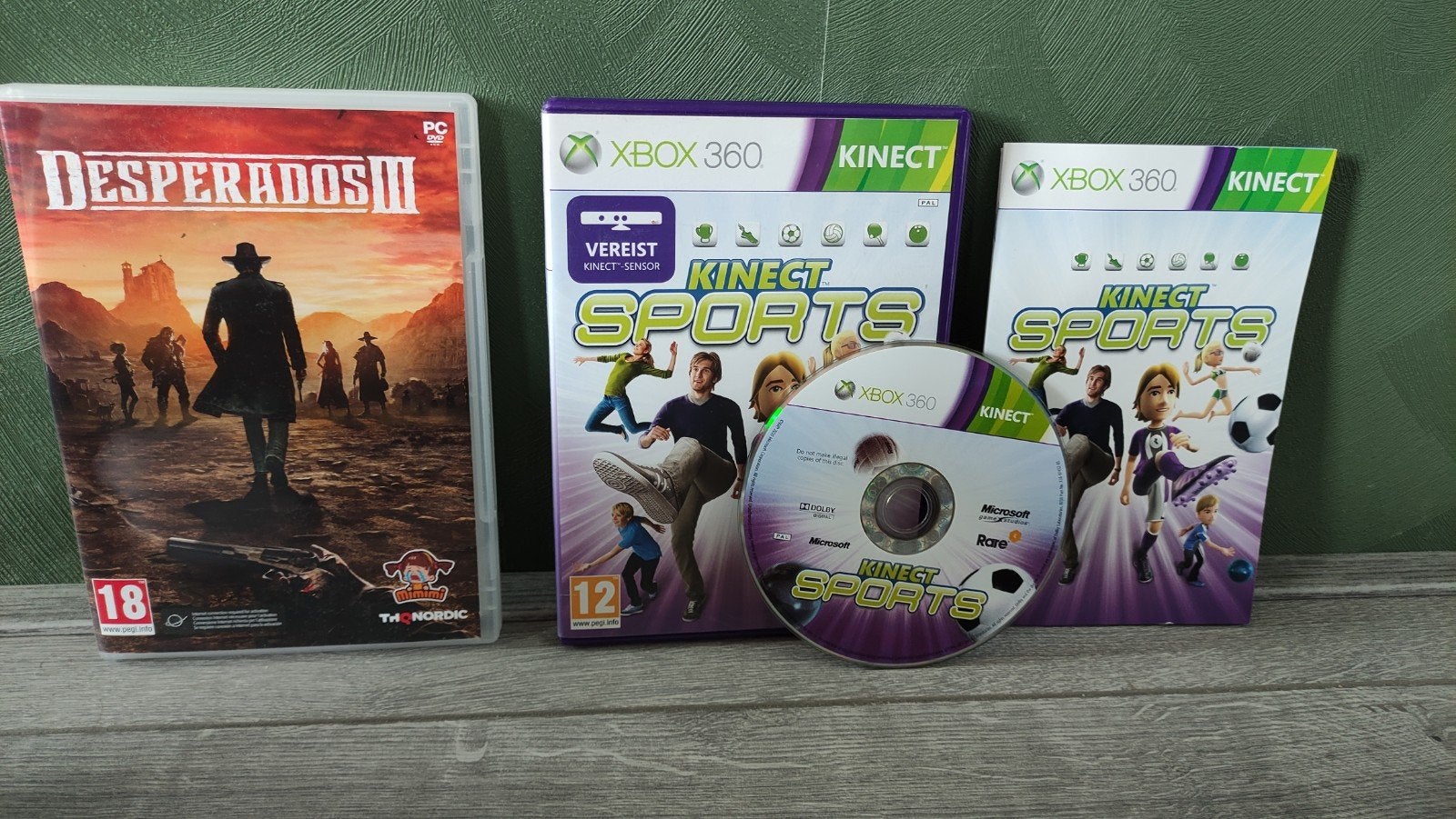 Kinect sports xbox 360 en gratis desperados 3 pc game, Ophalen of Verzenden