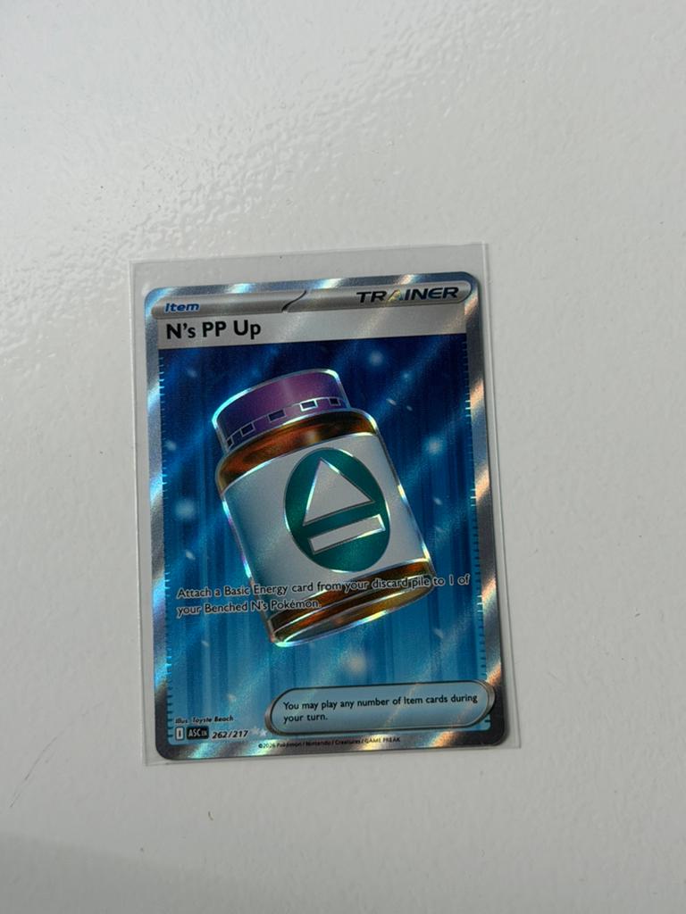 Pokemon n’s pp up ascended heroes 262/217, Ophalen of Verzenden, Zo goed als nieuw