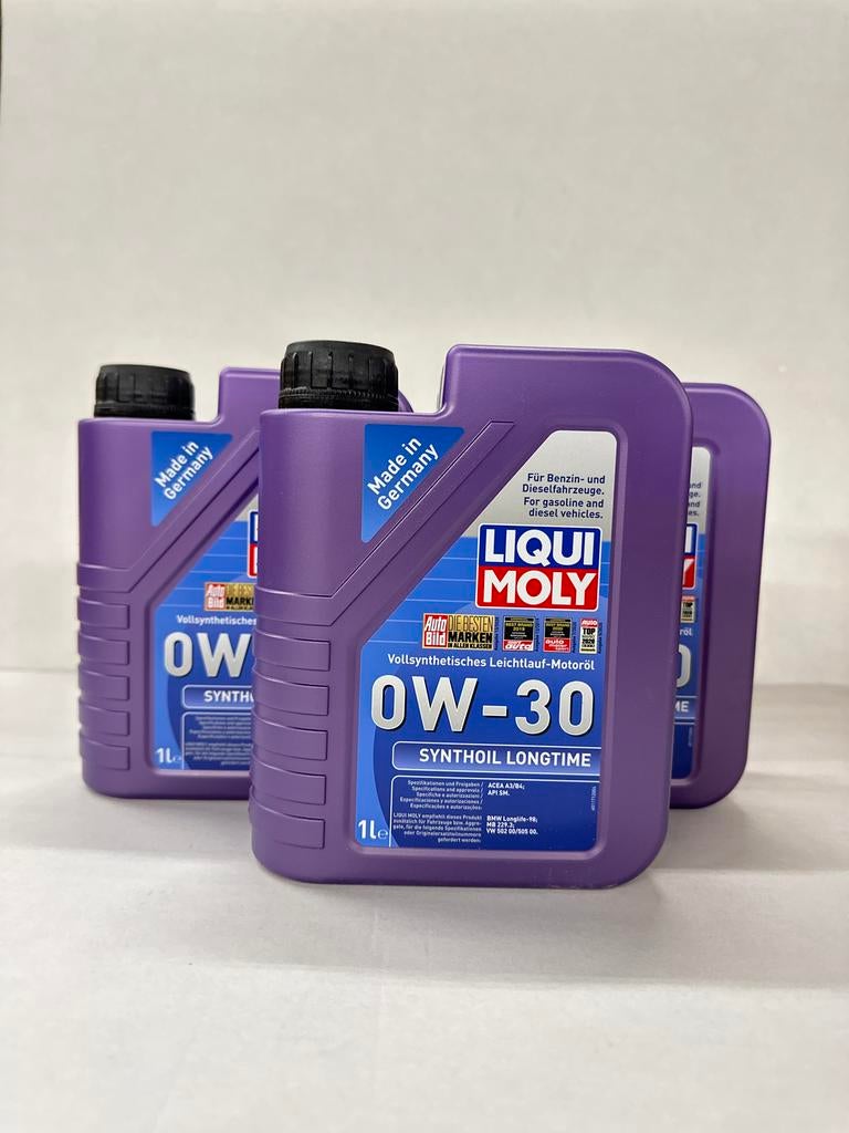 LIQUI MOLY Synthoil Longtime 0W-30 Motorolie - 3x1L, Verzenden