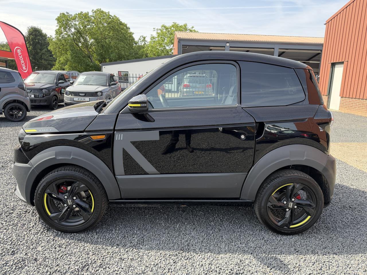 Ligier Myli EV R.EBEL 12KWH 100% ELEKTRISCH (bj 2023), Euro 5, 8 pk, Gebruikt, Zwart
