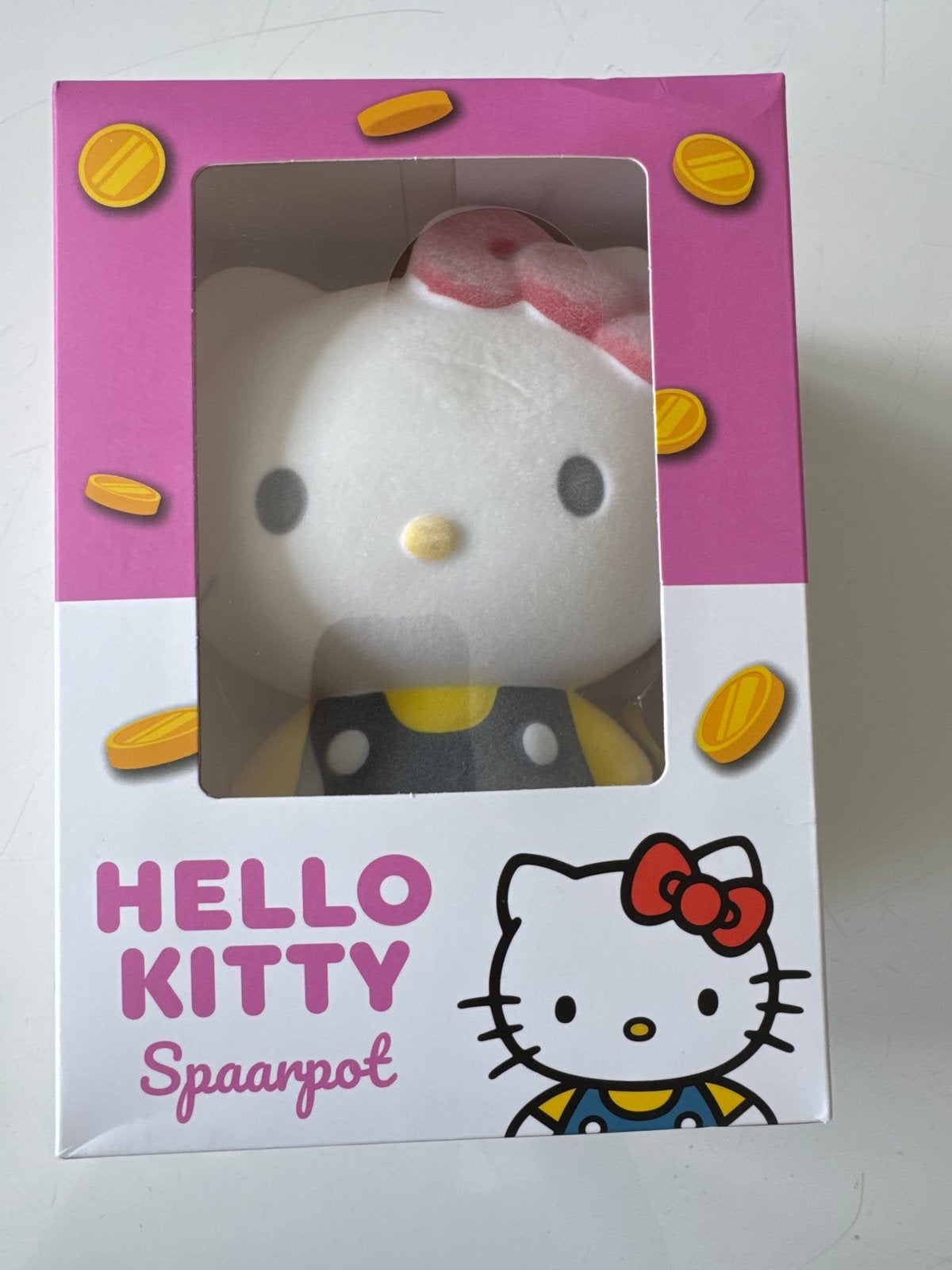 Hello Kitty Spaarpot - Nieuw in doos, Verzamelen, Spaarpotten, Ophalen, Nieuw, Kunststof, Strip- of Tekenfilmfiguur