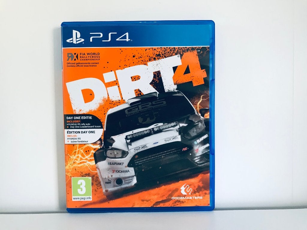 PS4 - Dirt 4, 1 speler, Racen en Vliegen, Ophalen of Verzenden, Zo goed als nieuw