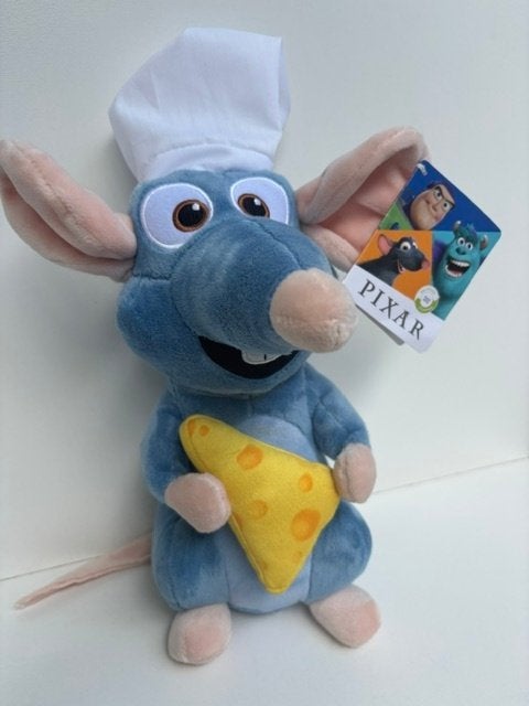 Disney Pixar Ratatouille Remy Knuffel (30 cm)-  NIEUWSTAAT, Ophalen of Verzenden, Zo goed als nieuw, Overige typen