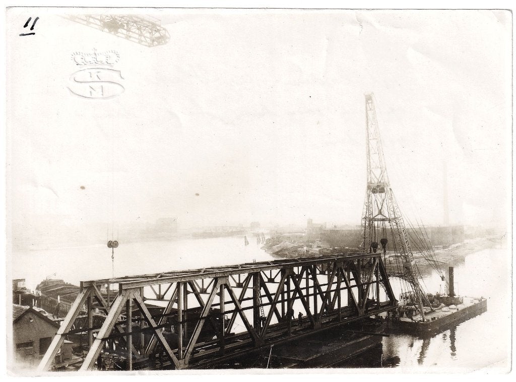 Foto Vlissingen - De Schelde - Vervoer Vlakebrug, Gebruikt, Foto, Ophalen of Verzenden, 1940 tot 1960