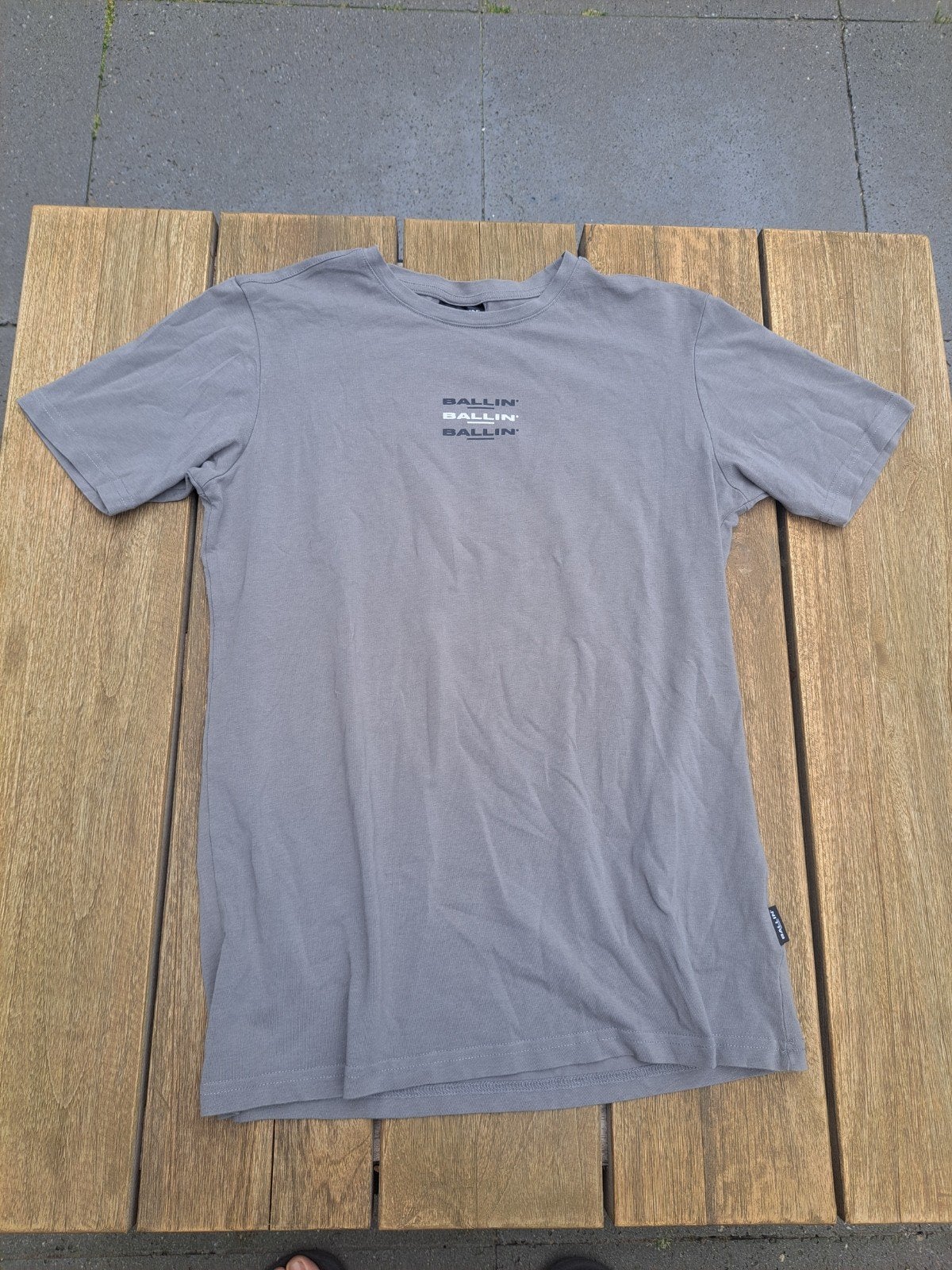 Ballin' T-shirt Grijs, Ophalen of Verzenden, Zo goed als nieuw, Shirt of Longsleeve, Ballin