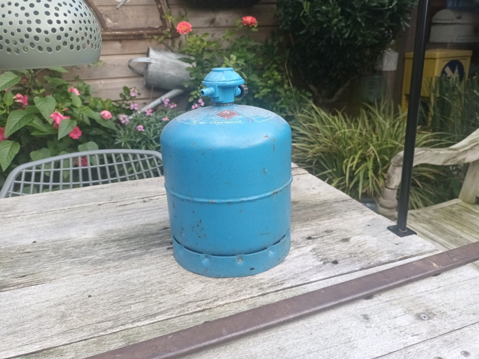 gasfles  leeg, Caravans en Kamperen, Ophalen of Verzenden, Gebruikt