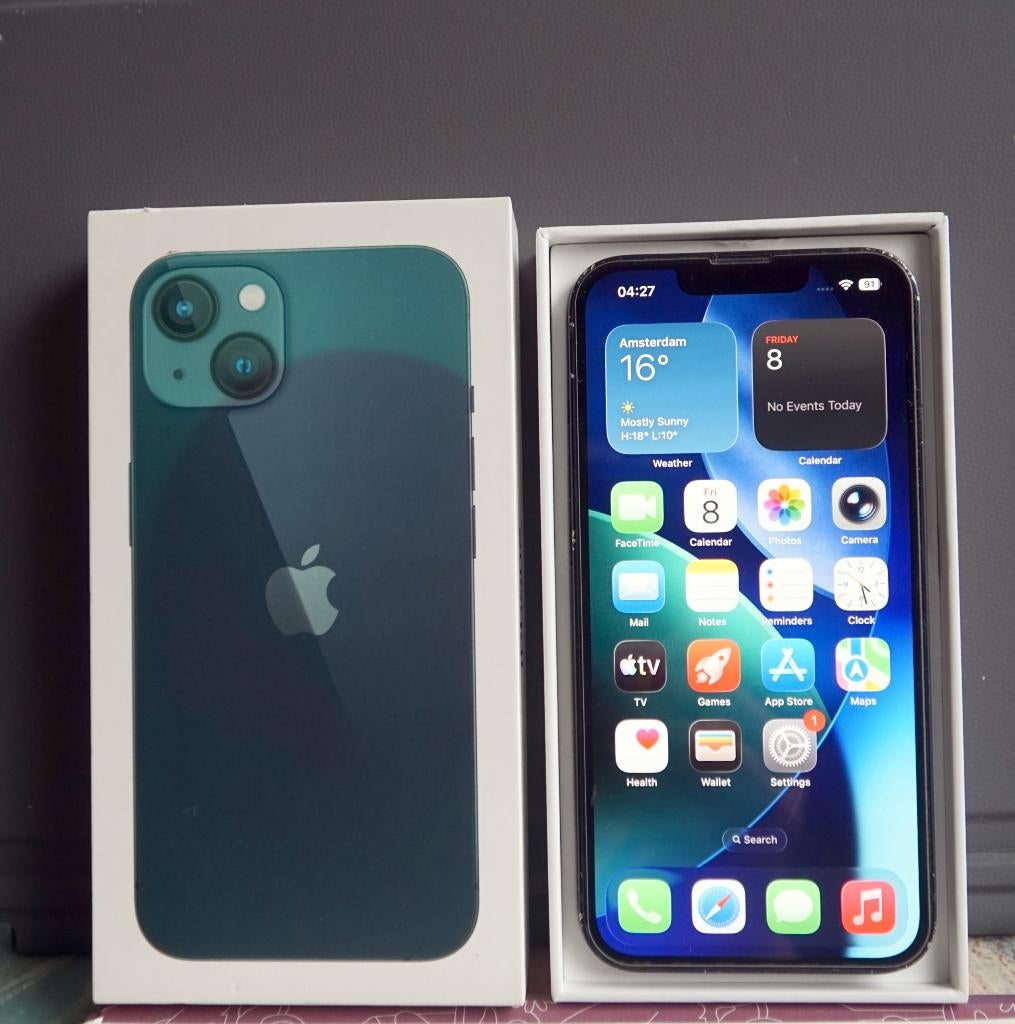 IPhone 13 /128 Oceanblue ., 80 %, Blauw, IPhone 13, Ophalen of Verzenden