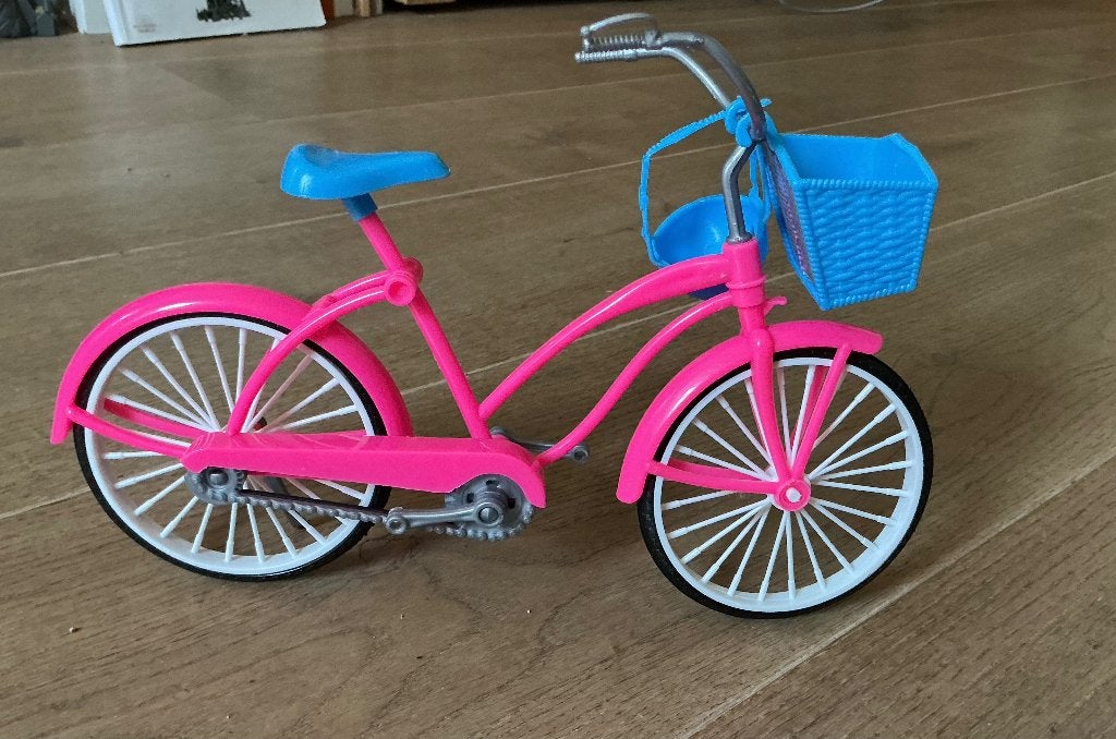 Barbiefiets, Ophalen of Verzenden, Zo goed als nieuw, Barbie