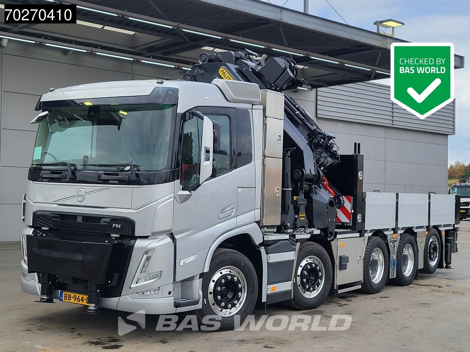 Volvo FM 500 10X4 NEW! Palfinger PK580 TEC + PJ090C JIB 2.5t, Auto's, Vrachtwagens, Automaat, Overige kleuren, Leder, Bedrijf