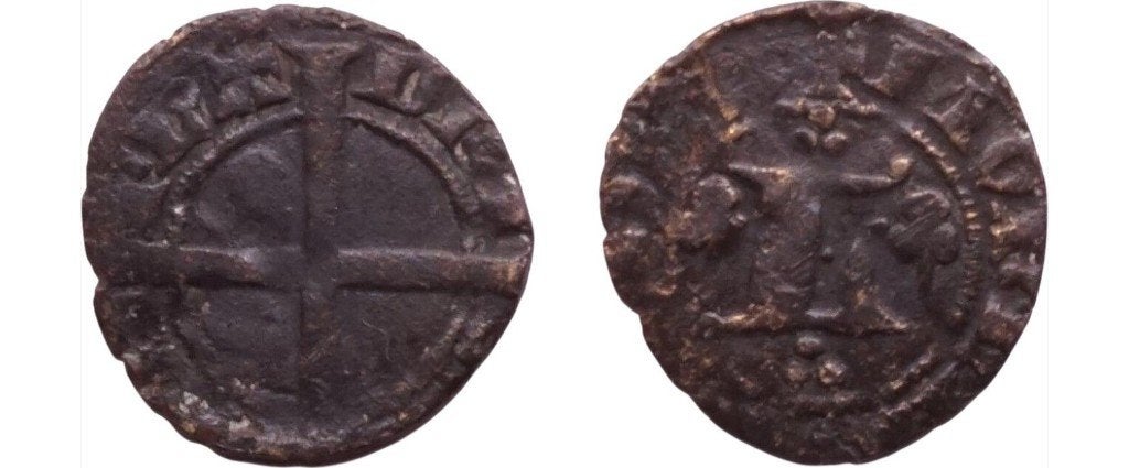 Mijt 1322 tot 1346, Vlaanderen, Lodewijk van Nevers, Ophalen of Verzenden, België, Losse munt