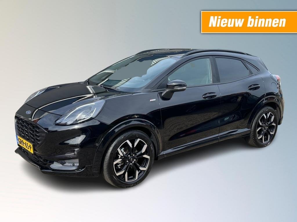 Ford PUMA 1.0 HYBRID  ST-LINE, 125 pk, Euro 6, Zwart, Bedrijf