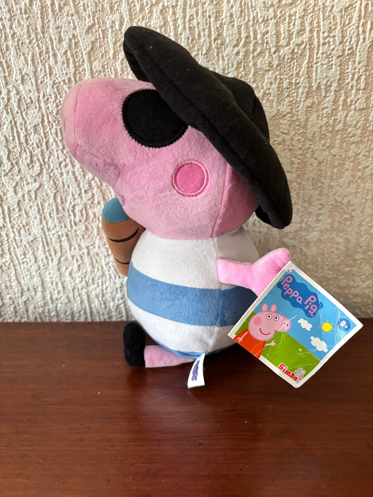 Peppa Pig Piraat Knuffel - Zo goed als nieuw, Kinderen en Baby's, Overige merken, Overige typen, Ophalen of Verzenden, Middelgroot (20 tot 80 cm)