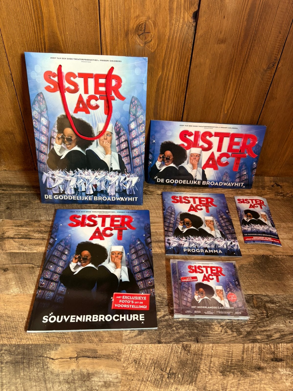 Sister Act Musical spullen, Ophalen