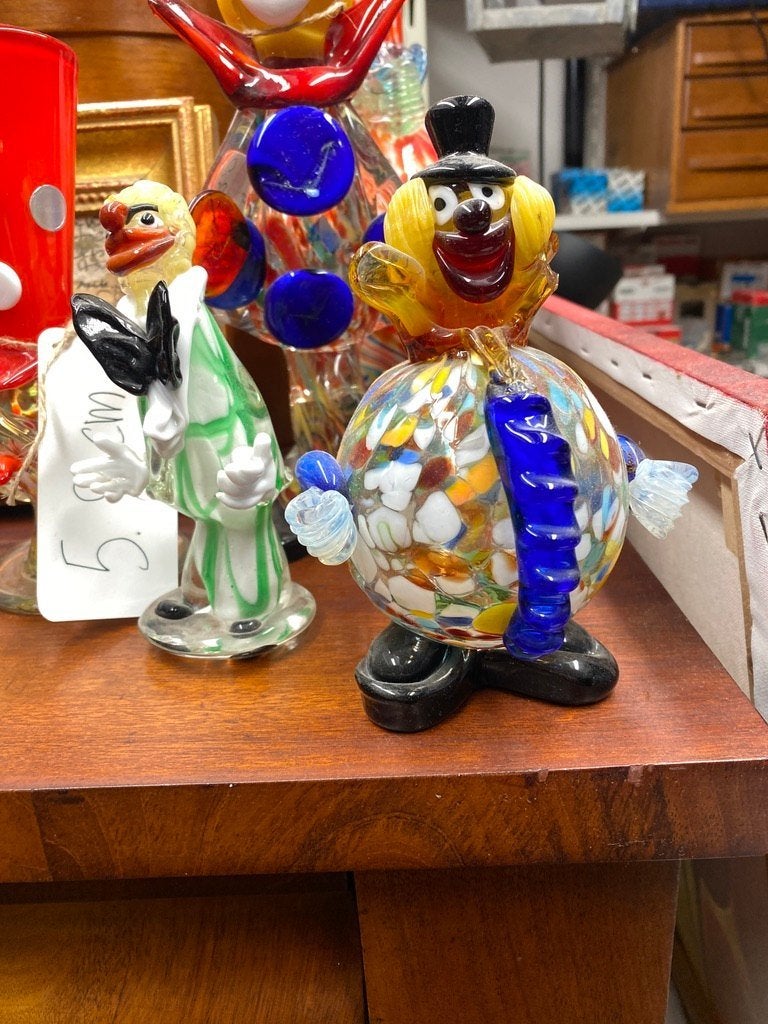 murano clowns handgeblazen glas, Ophalen