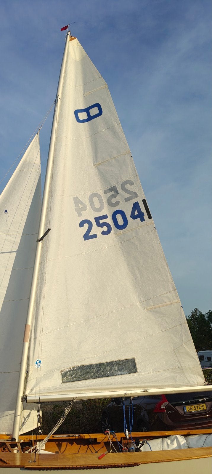 Zeilen set voor Schakel zeilboot - Wedstrijd & Grootzeil, 6 meter of meer, Gebruikt, Onbekend, Ophalen of Verzenden