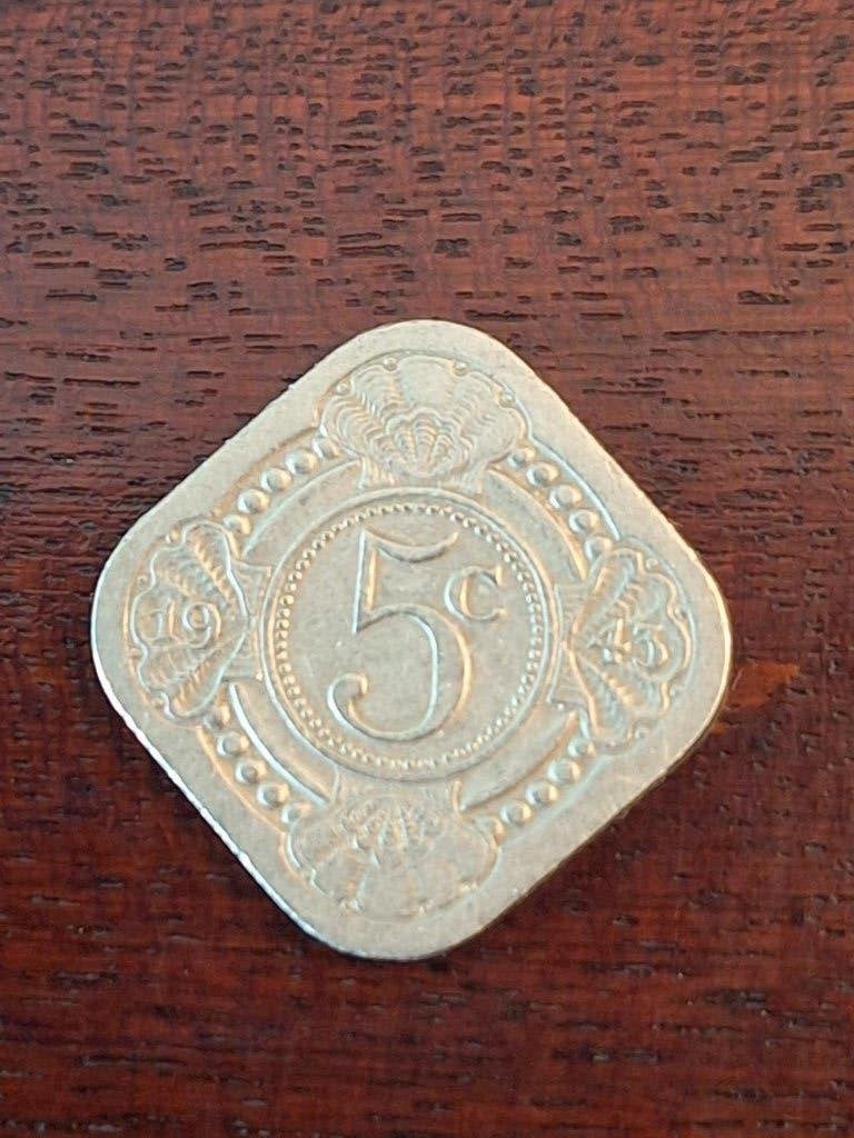 munt Nederland 5 cent 1943, Ophalen of Verzenden, Koningin Wilhelmina, 5 cent, Losse munt