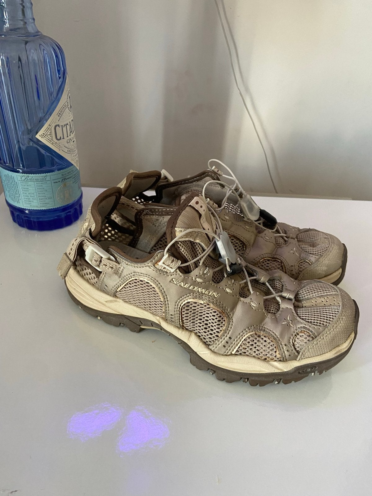 Salomon wandelschoenen maat 37, Ophalen of Verzenden, Gedragen, Beige, Wandelschoenen