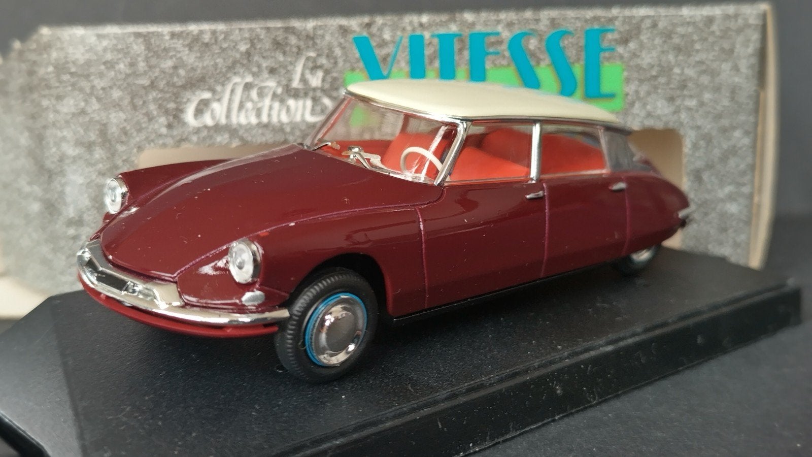 Citroen DS 19 Rouge 1:43 Vitesse Pol, Overige merken, Auto, Verzenden, .