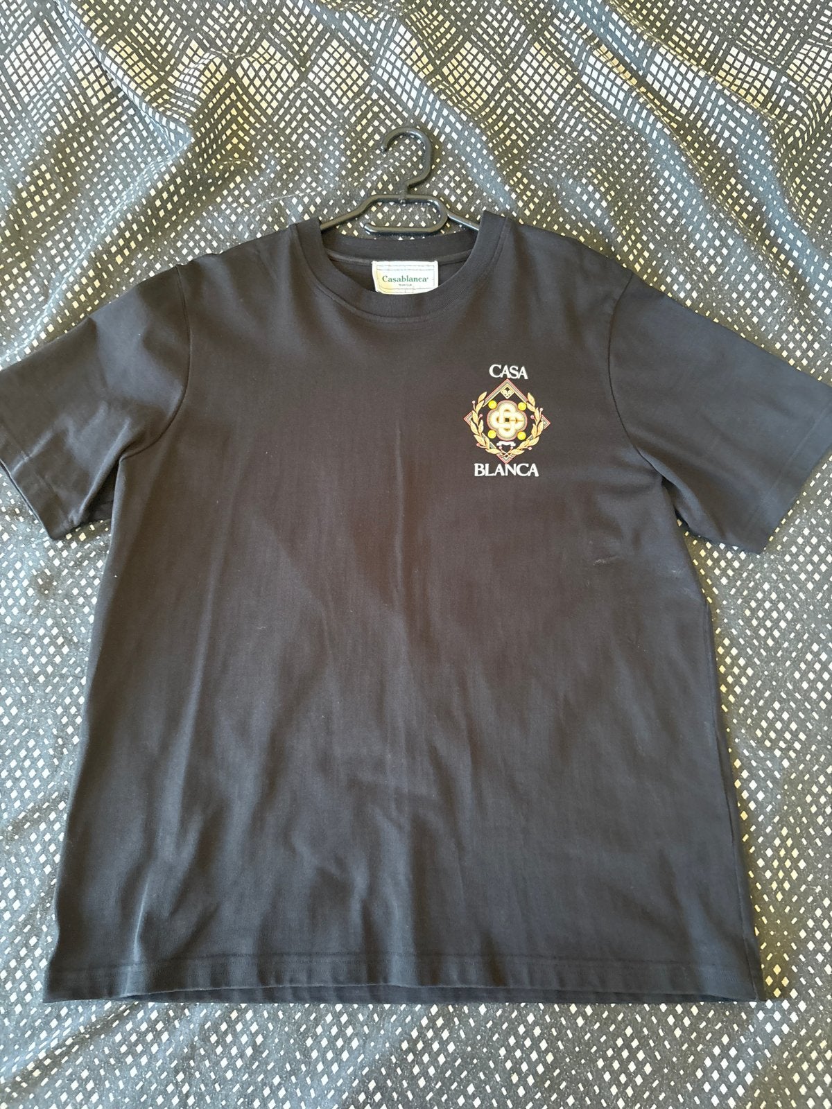Originele Casablanca T-shirts met logo - Zwart en Wit, Ophalen, Zo goed als nieuw, Maat 48/50 (M), Zwart