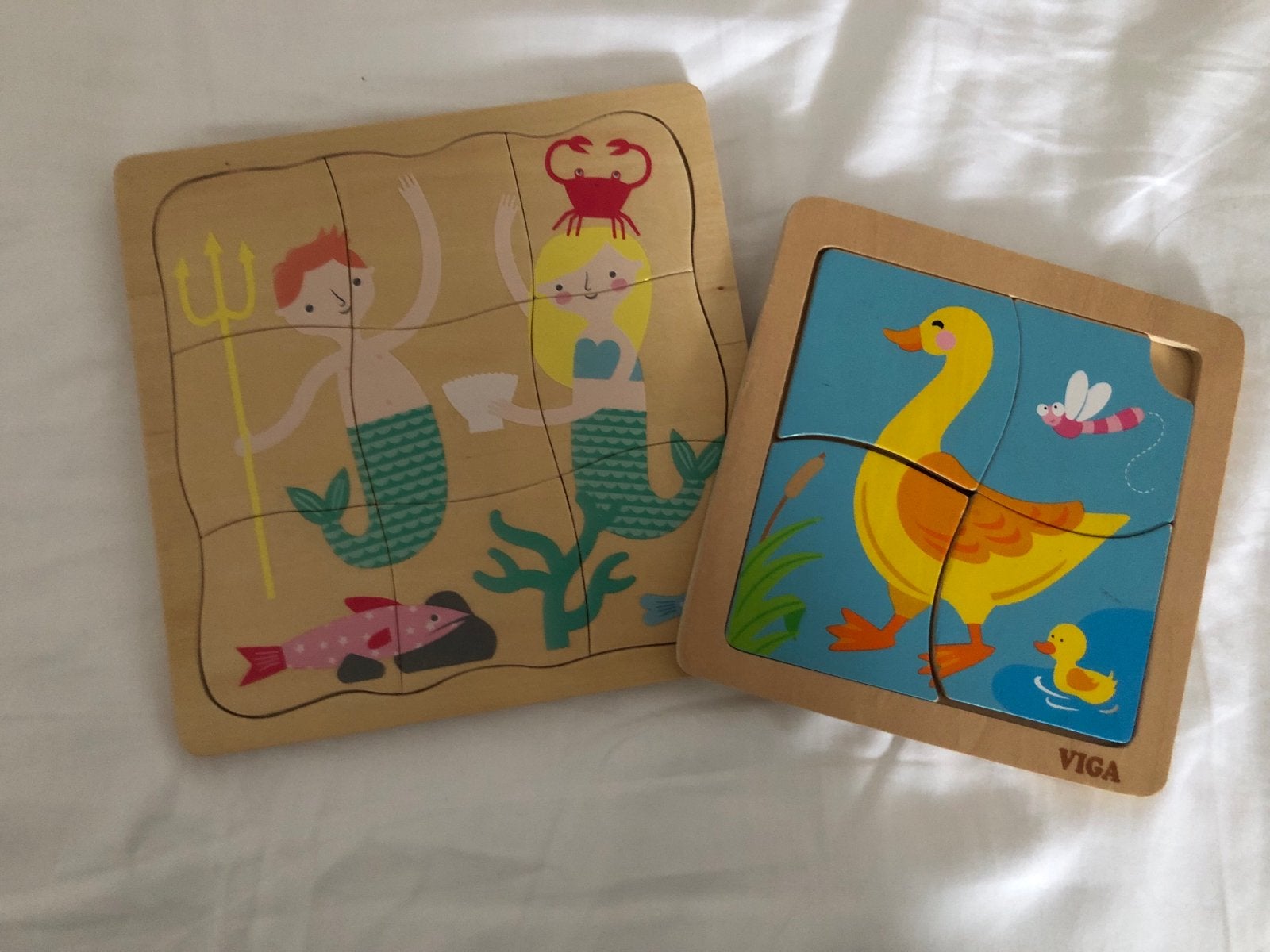 Houten Puzzels, Vormenstoof & Balansspel, Kinderen en Baby's, Ophalen, Gebruikt, Puzzelen