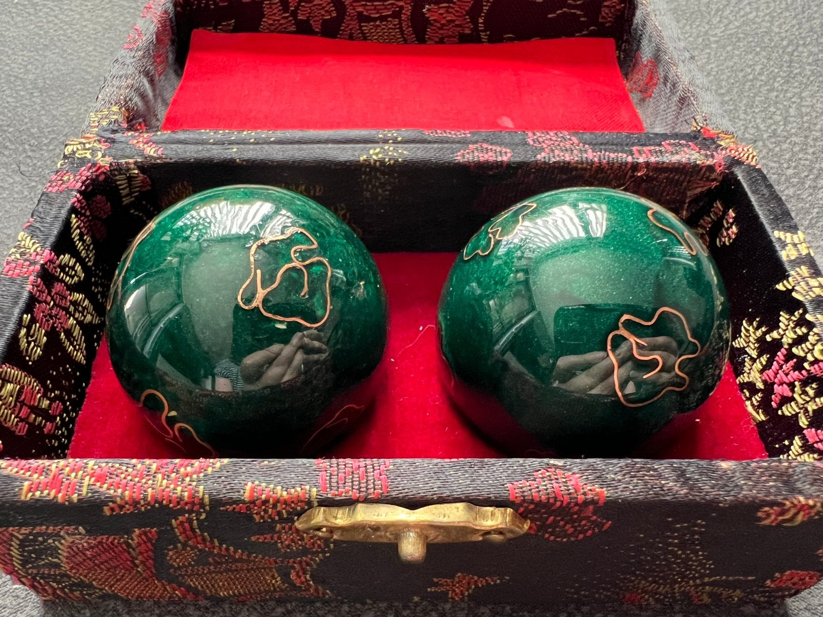 Chinese Boading stressballen / Meridiaan kogels / Paard, Ophalen of Verzenden, Gebruikt