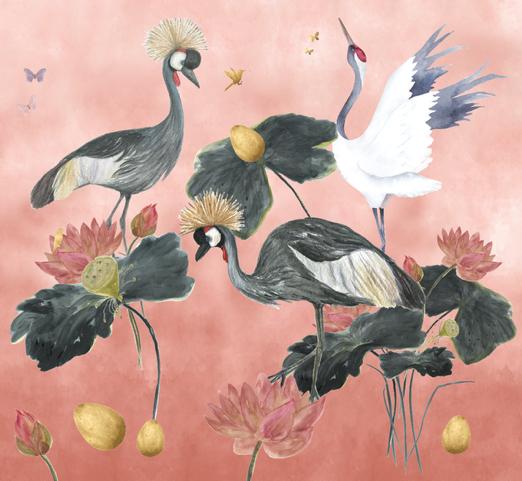 Fleur Des Fleurs behang amsterdam, Ophalen