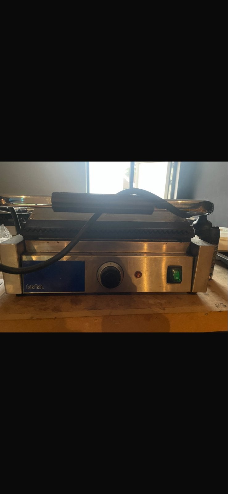 CaterTech Grill - Professionele Contactgrill, Witgoed en Apparatuur, Ophalen of Verzenden, Gebruikt