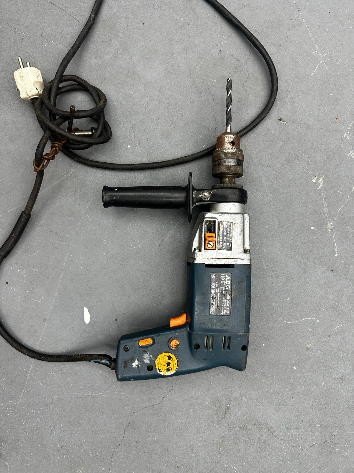 AEG Impactboor - Krachtige Klopboormachine, Klopboormechanisme, Ophalen, Boormachine, Gebruikt
