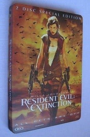 Resident Evil: Extinction - 2 dvd in metal case (steelbook), Vanaf 16 jaar, Ophalen of Verzenden, Zo goed als nieuw, Overige genres
