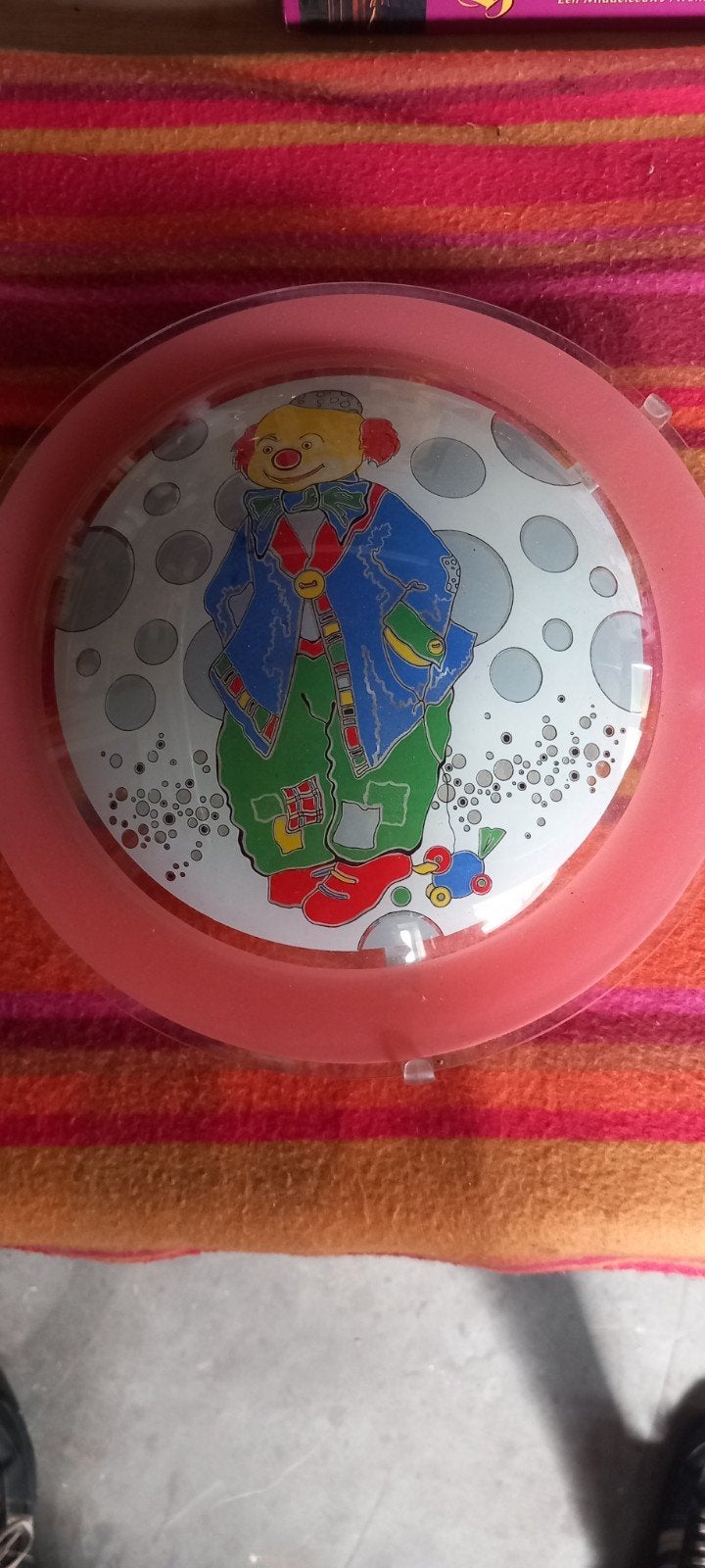 Clown plafondlamp, Kinderen en Baby's, Ophalen of Verzenden, Gebruikt, Jongen of Meisje