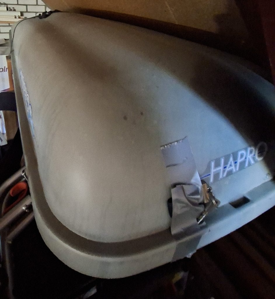 dakkoffers HAPRO, Ophalen, Gebruikt