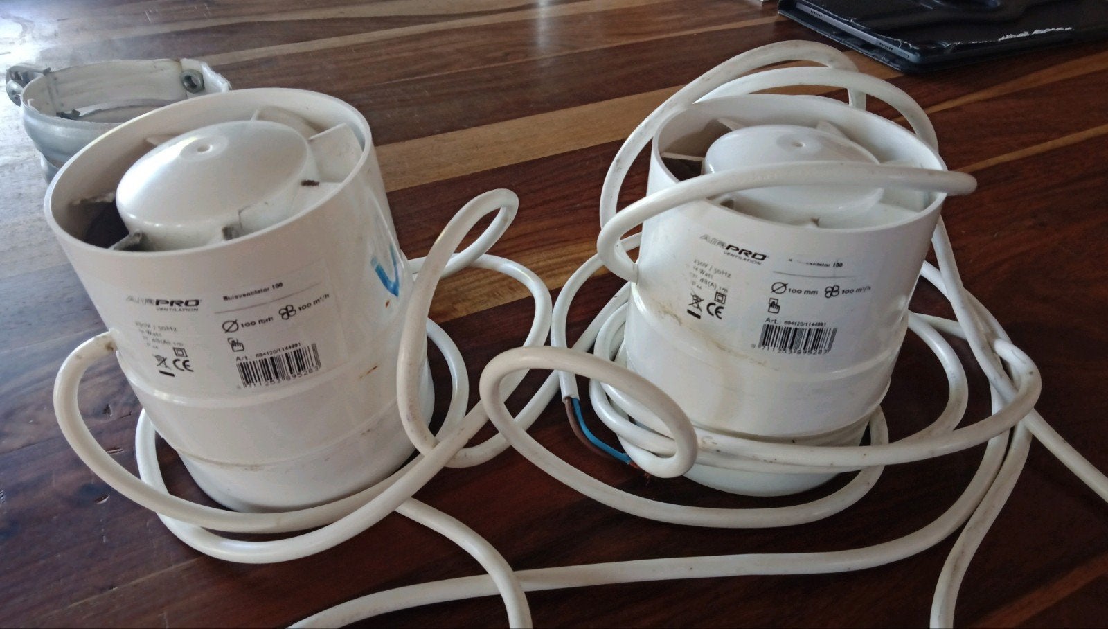 afzuigingsventilatoren, Ophalen, Gebruikt, Douche