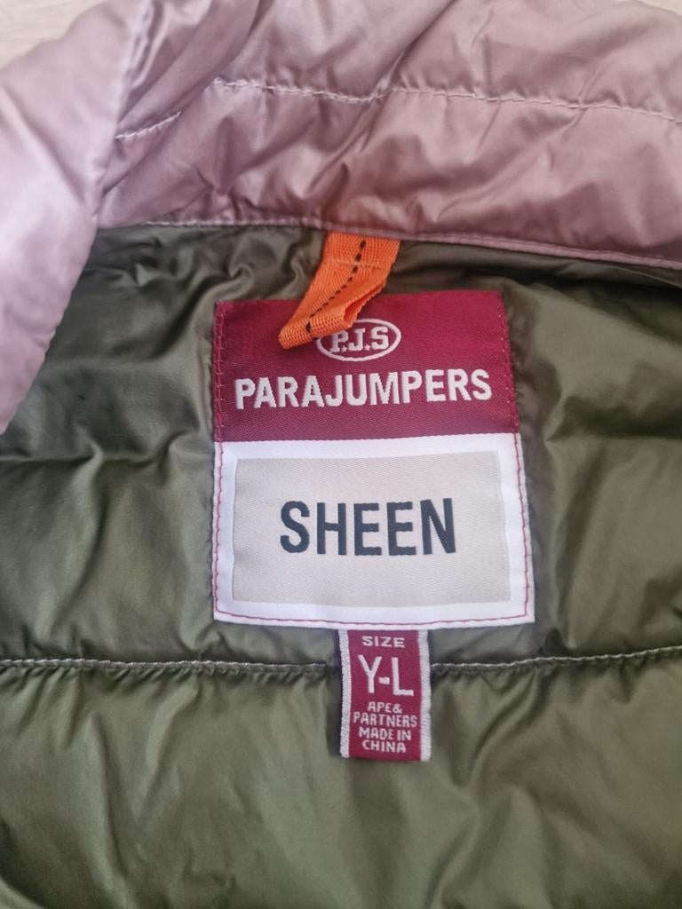 Parajumpers Sheen donsjas Y-L (Maat 38/40 M), Ophalen of Verzenden, Zo goed als nieuw, Meisje, Jas