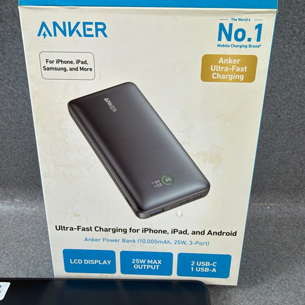 Anker Powerbank 10.000 mAh in doos | kabel | 417689, Ophalen of Verzenden, Zo goed als nieuw, Anker