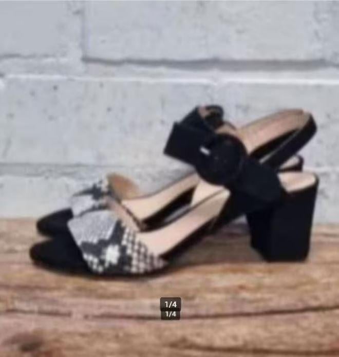GOSH - Prachtige leren sandalen maat 41 - Nieuw €99,95, Kleding | Dames, Schoenen, GOSH, Zwart, Nieuw, X