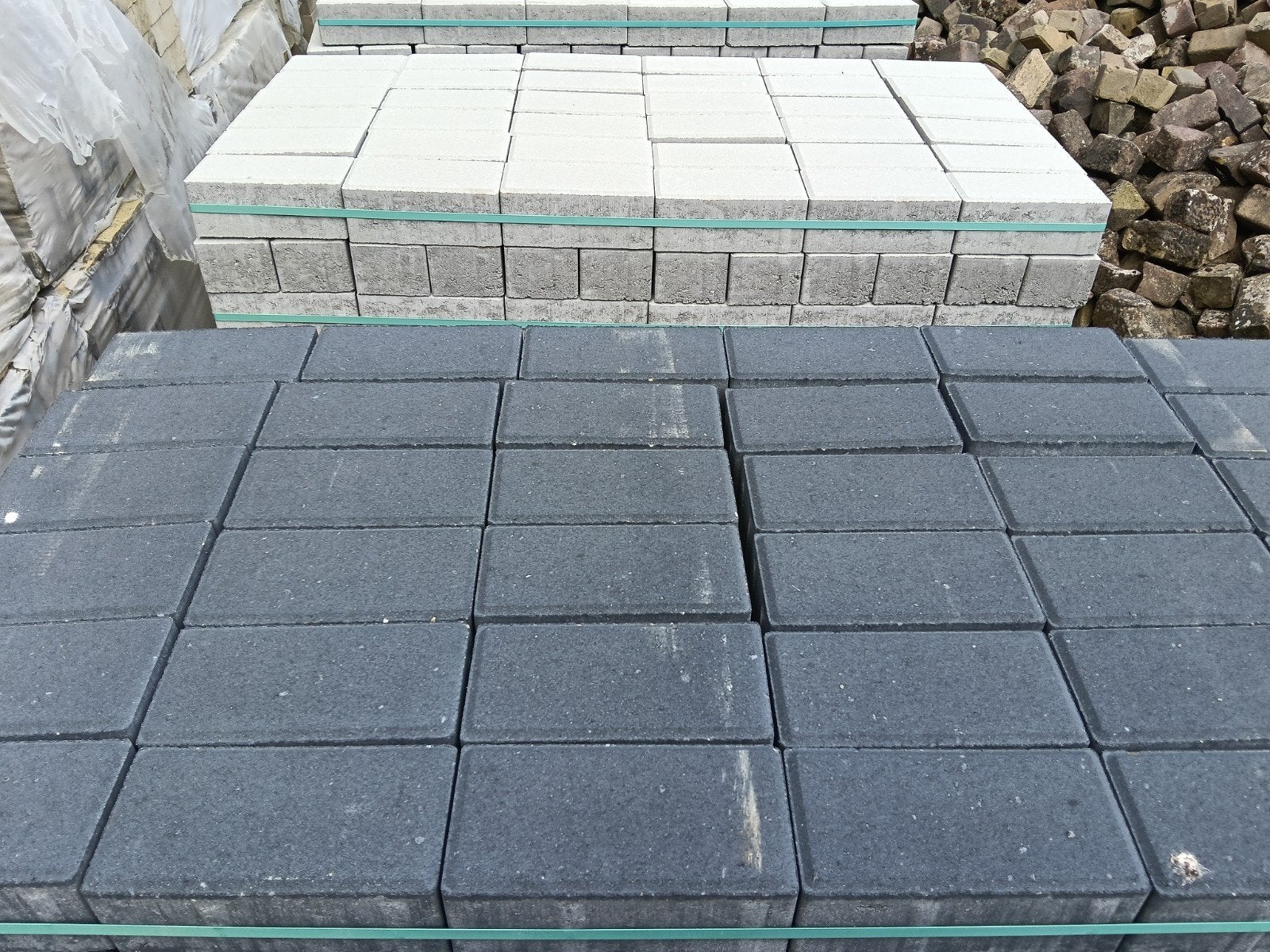 Betonstraatstenen, Ophalen, Nieuw, Beton, Klinkers