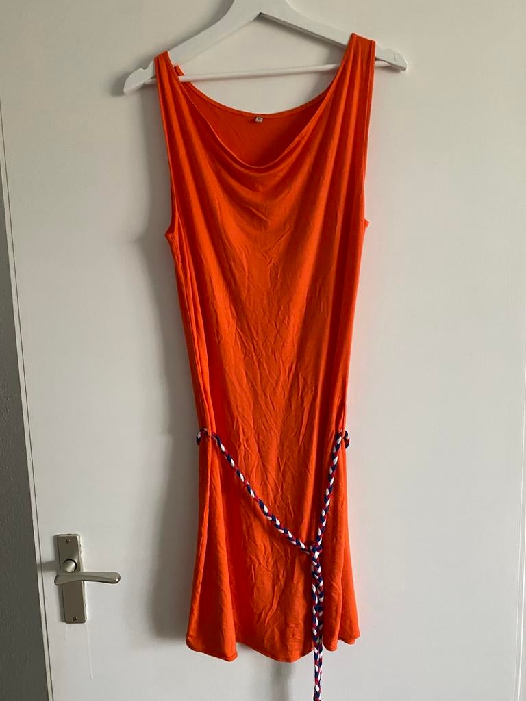 Oranje jurkje, maat M, Kleding | Dames, Ophalen of Verzenden, Zo goed als nieuw