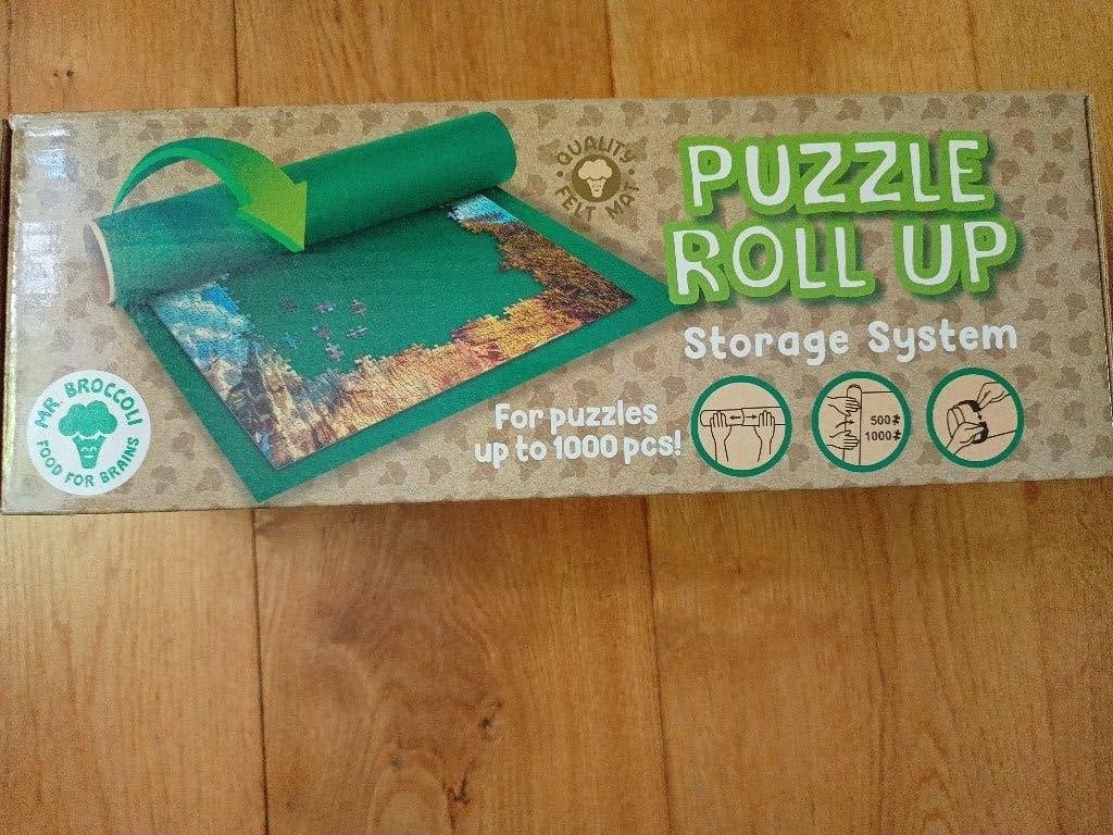 Legpuzzel doek groen, Hobby en Vrije tijd, Ophalen of Verzenden, Zo goed als nieuw