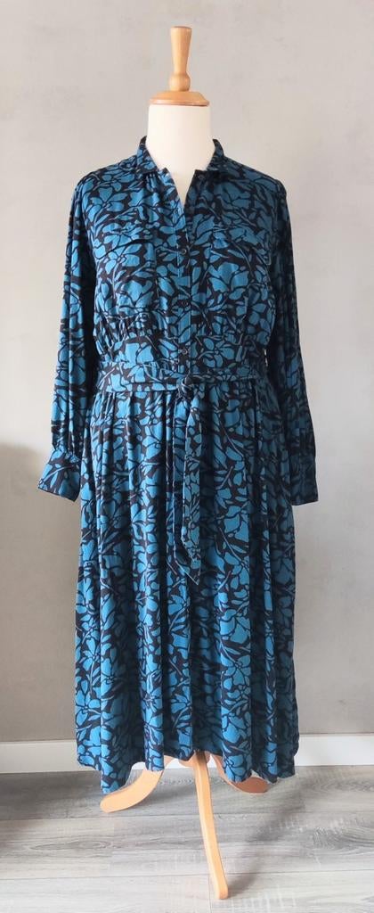 Miljuschka by Wehkamp wijde jurk maat 42, Kleding | Dames, Jurken, Blauw, Maat 42/44 (L), Miljuschka by Wehkamp, Ophalen of Verzenden