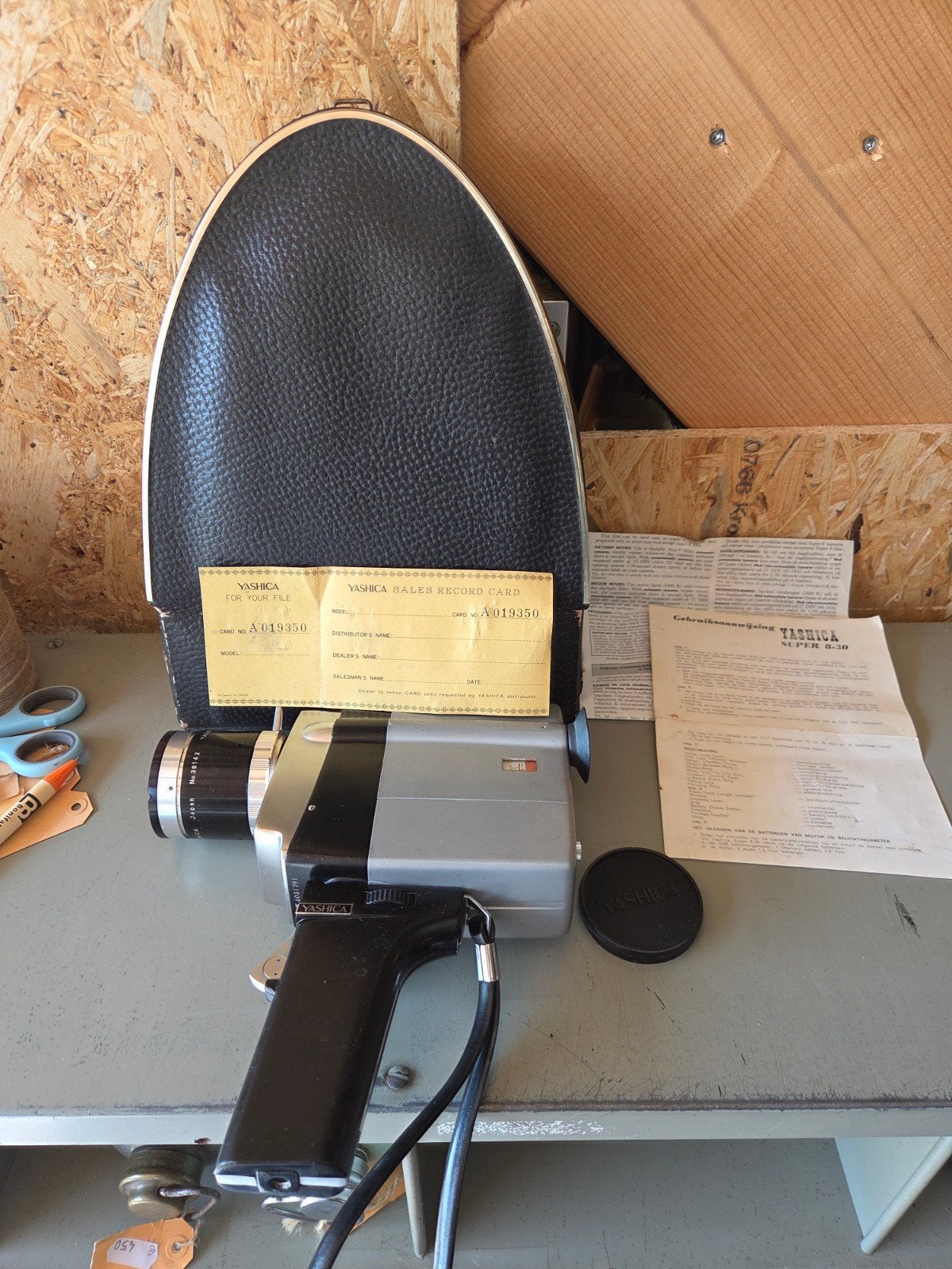 Vintage Yashica Super 8 - 30 Filmcamera met handleiding, Ophalen, 8mm, Camera