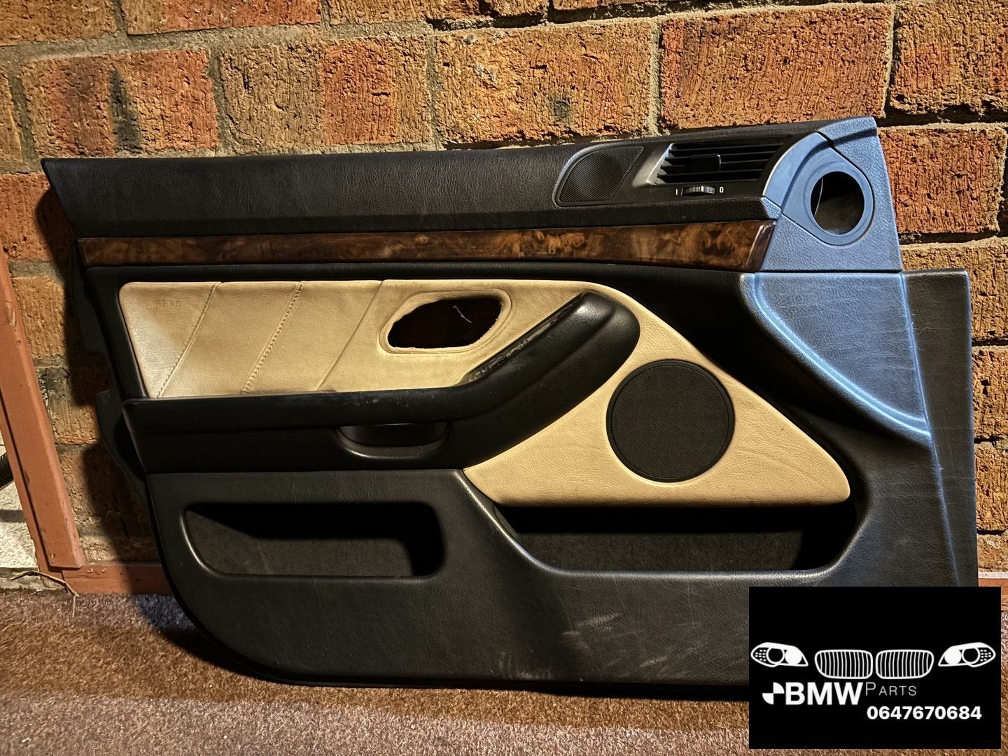 Set deurpanelen Bmw 5-Serie E39 zwart / creme, Gebruikt, -, -, Ophalen of Verzenden