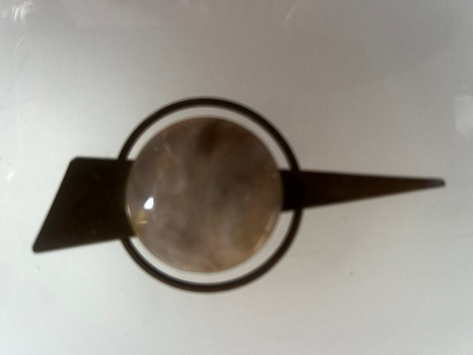 Vintage achtige broche, Ophalen of Verzenden, Zo goed als nieuw, Overige materialen