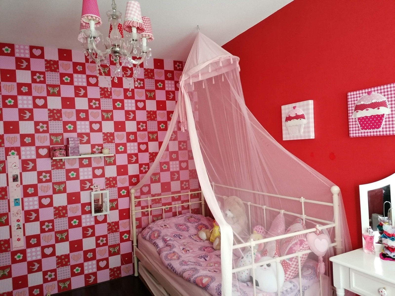 Meidenkamer inrichting, Roze, Ophalen of Verzenden, Zo goed als nieuw